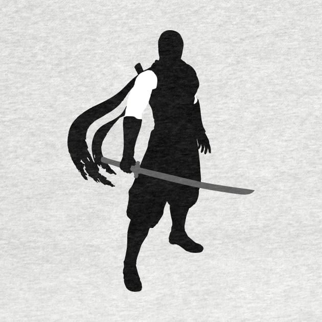 Ninja Gaiden Ryu Stance Silhouette by AnotherOne